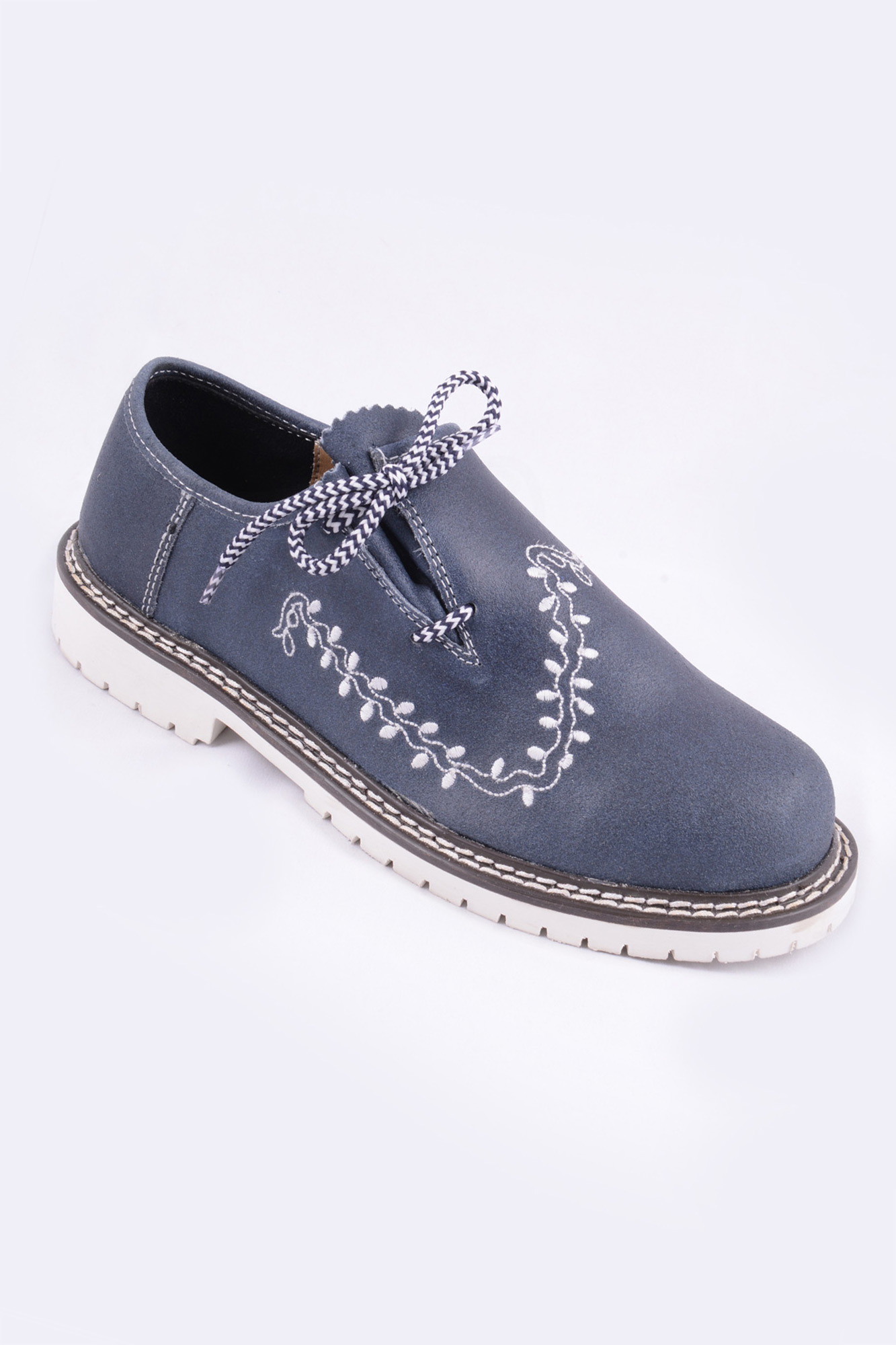 Haferlschuhe blau