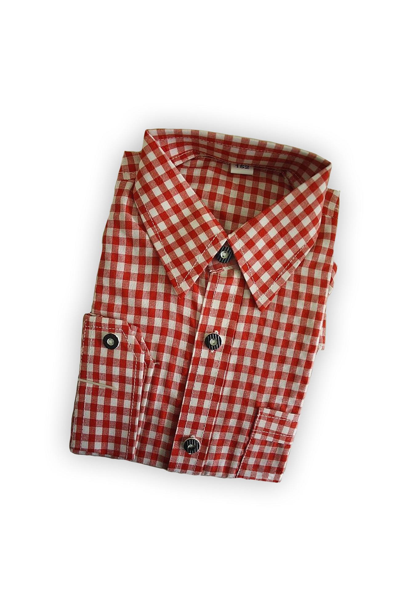 Kinder Trachtenhemd rot