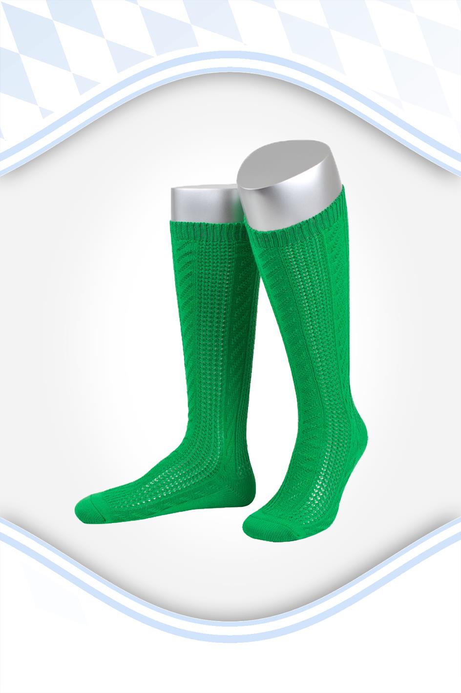 Trachtensocken grün lang