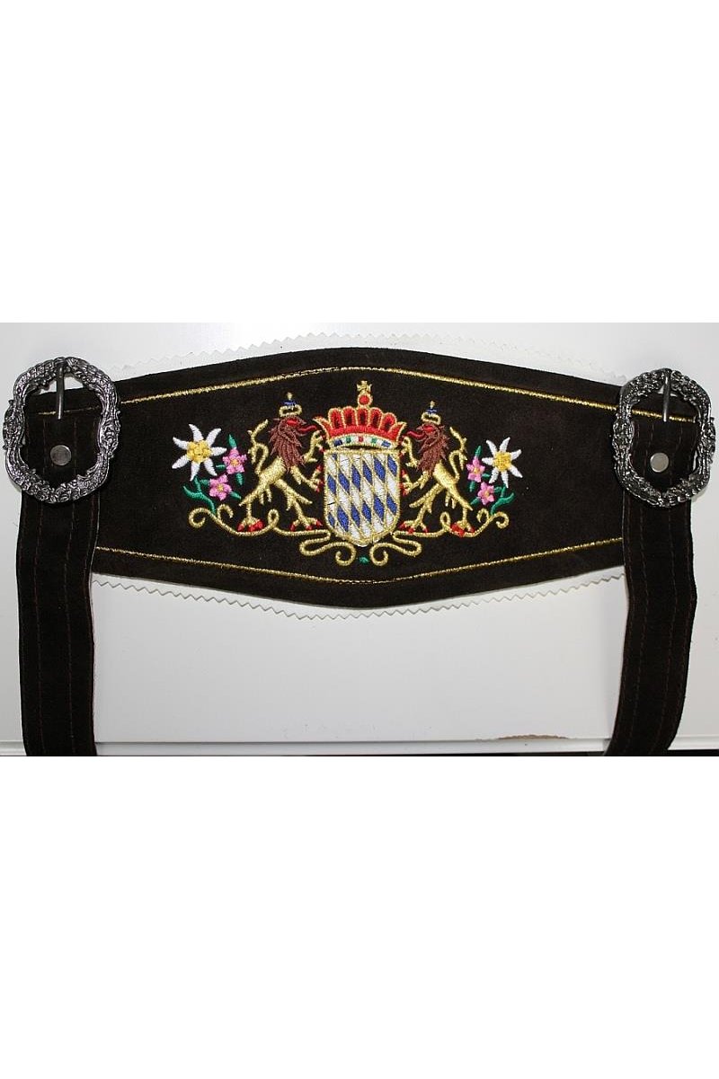 Bayern Hosenträger dunkelbraun