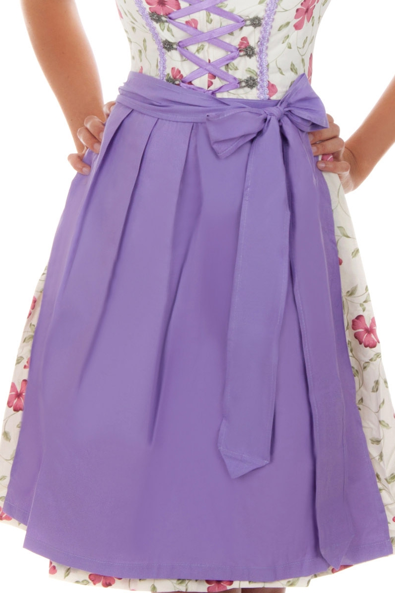 Midi Dirndlschürze lila