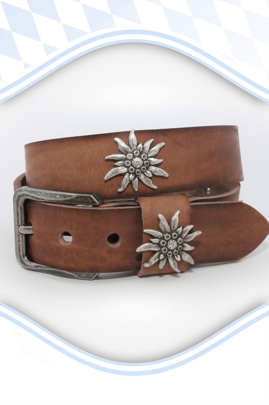 Trachtengürtel Exklusiv dunkelbraun