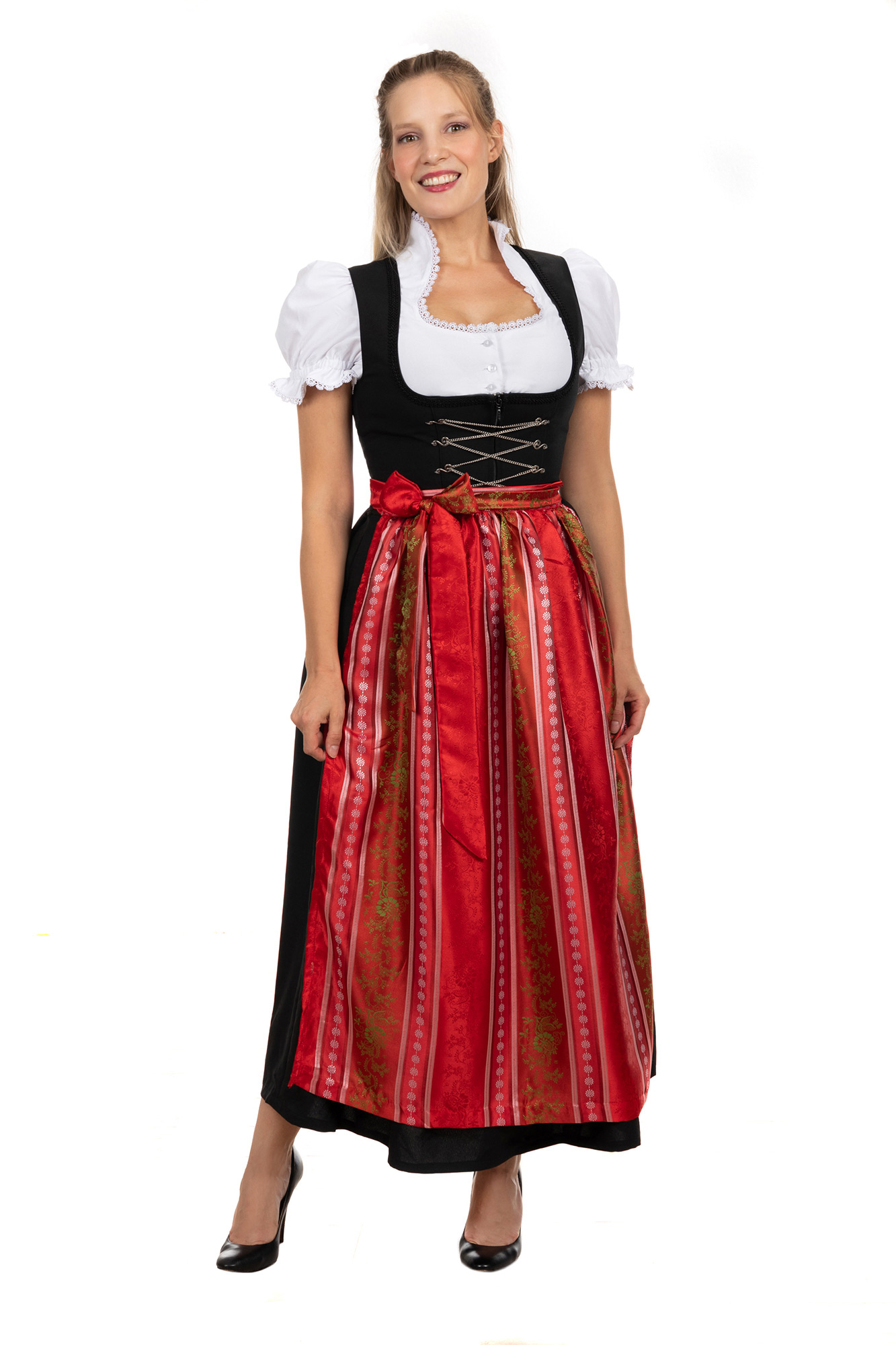 Langes Dirndl 2-teilig Sonja rot