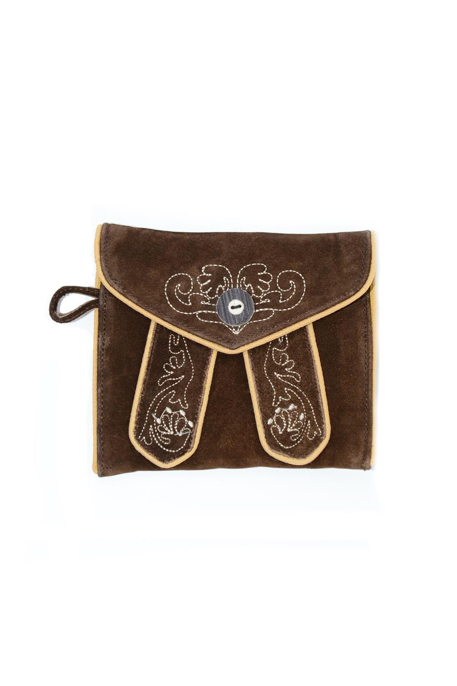 Geldbörse Clutch dunkelbraun