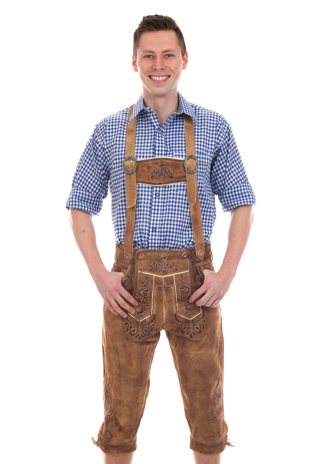 Kniebundhose tabak antik