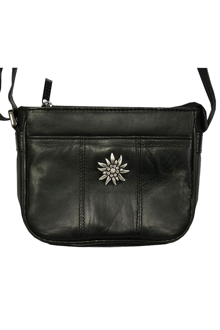 Handtasche Edelweiß schwarz