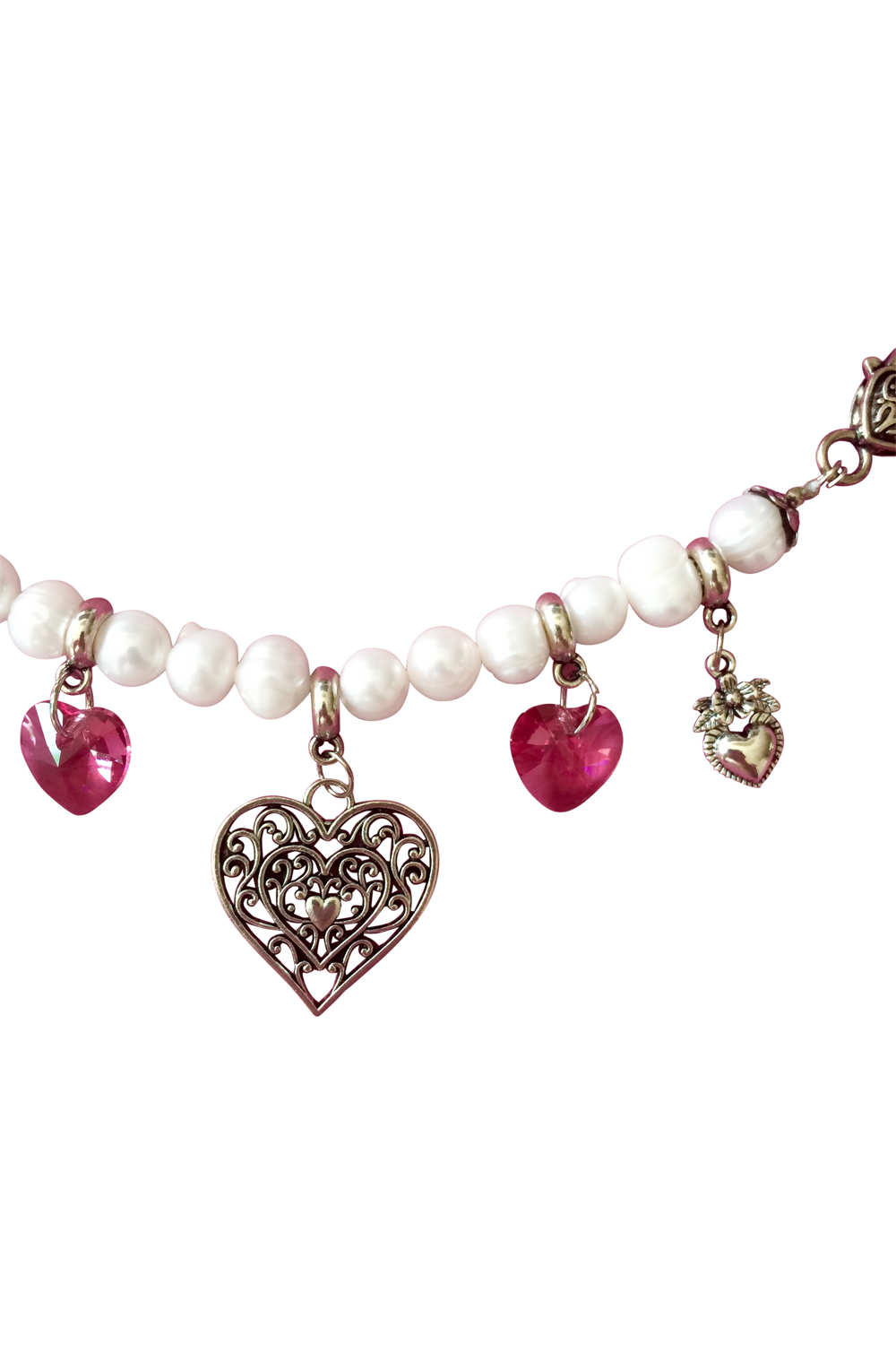 Made in Germany Perlen Charivari "Herzerl" pink