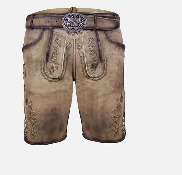 Kurze Trachtenlederhose Gabriel