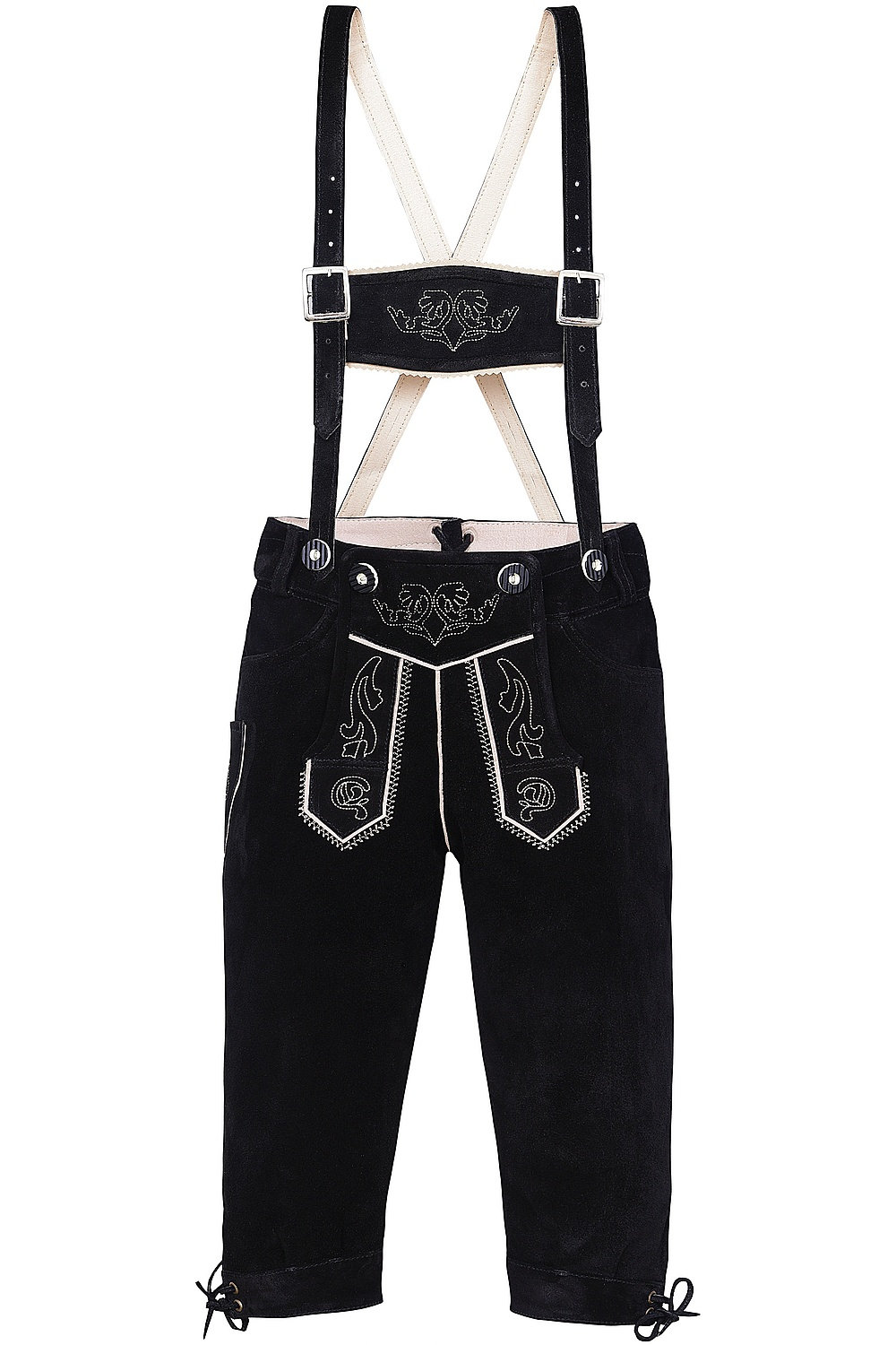 Kinder Trachtenlederhose schwarz