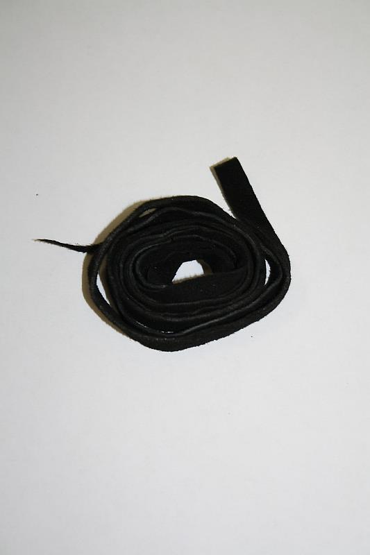 2x Lederschnüre für Trachten Lederhose schwarz