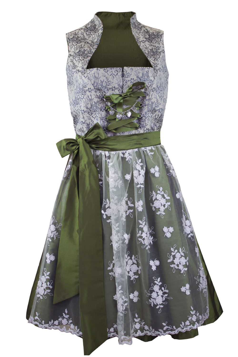 Midi Dirndl Made in Germany Einzelstück Nr. 17 Größe 38