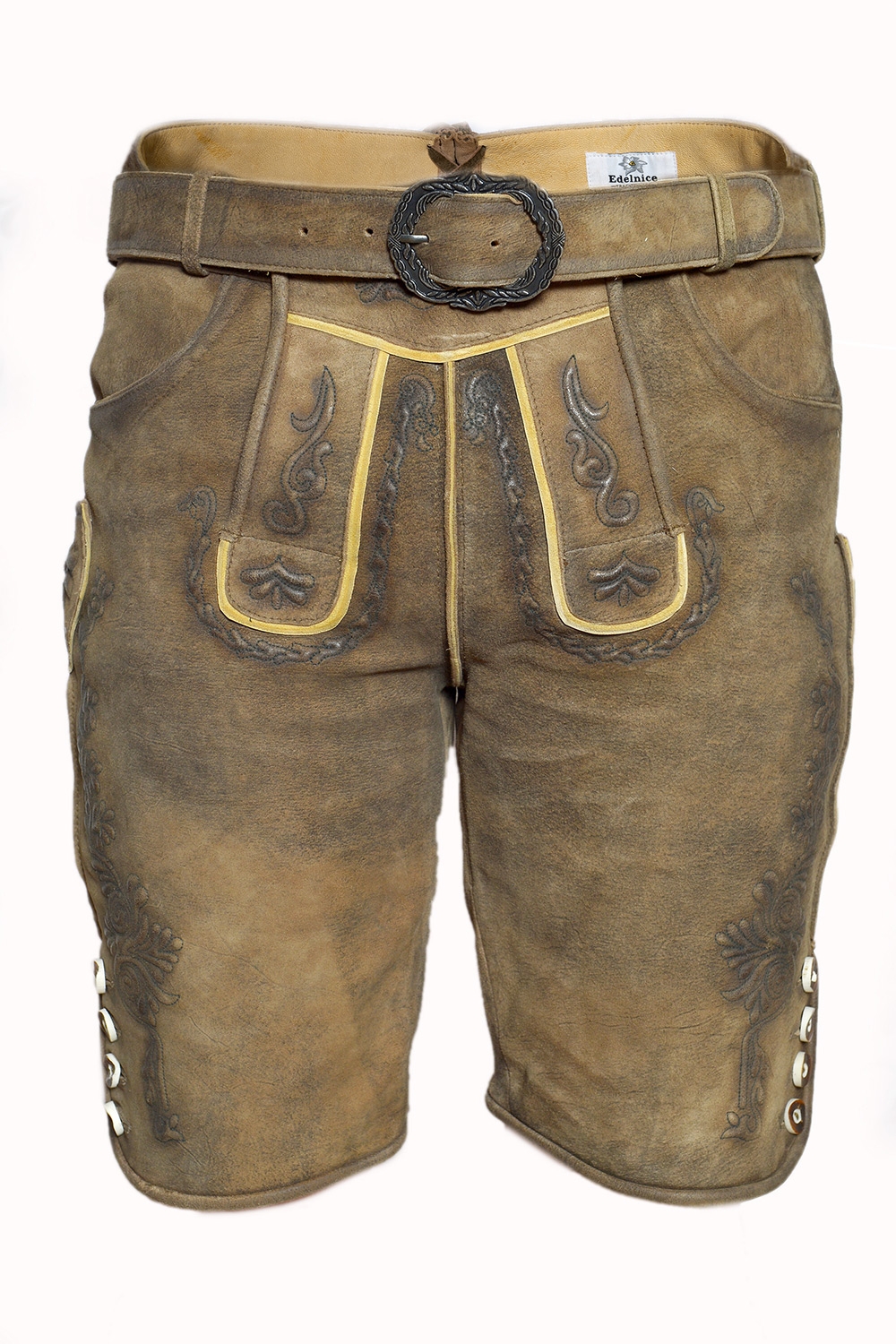 Kurze Wildbock Lederhose Erwin Braun