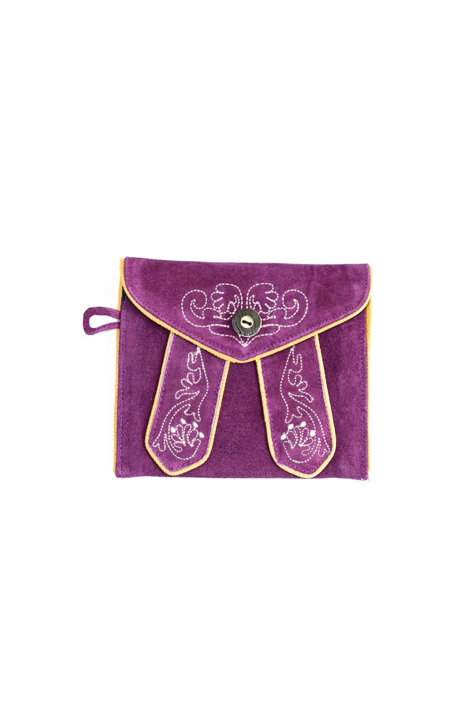 Geldbörse Clutch lila