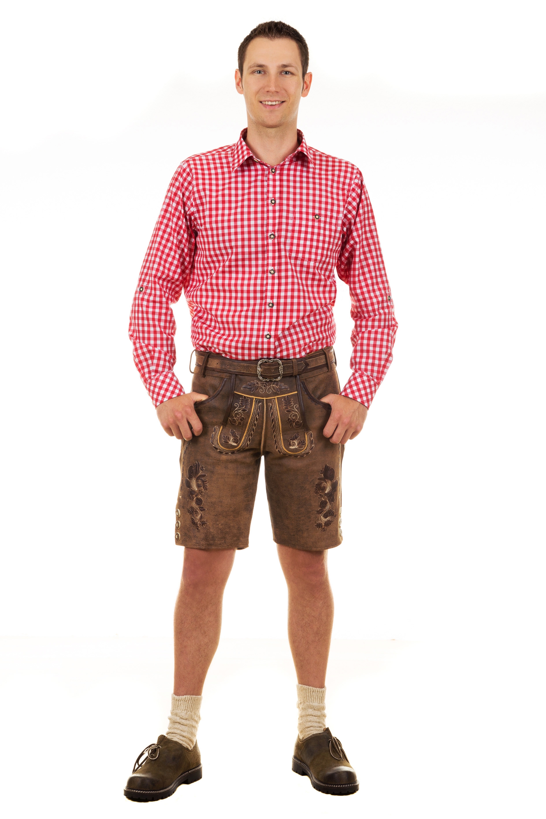 Kurze Trachtenlederhose Thomas