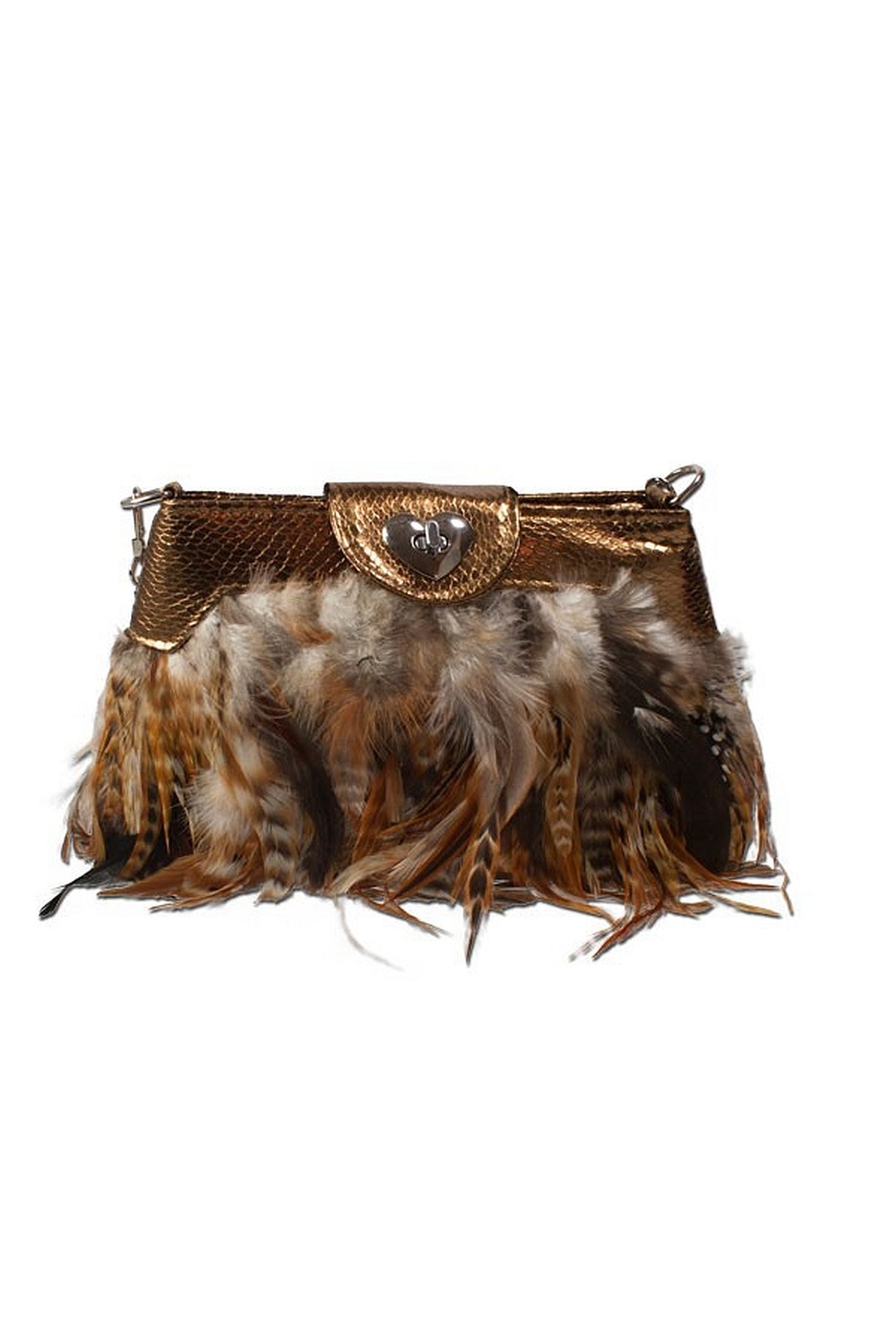 Clutch Federnrausch gold