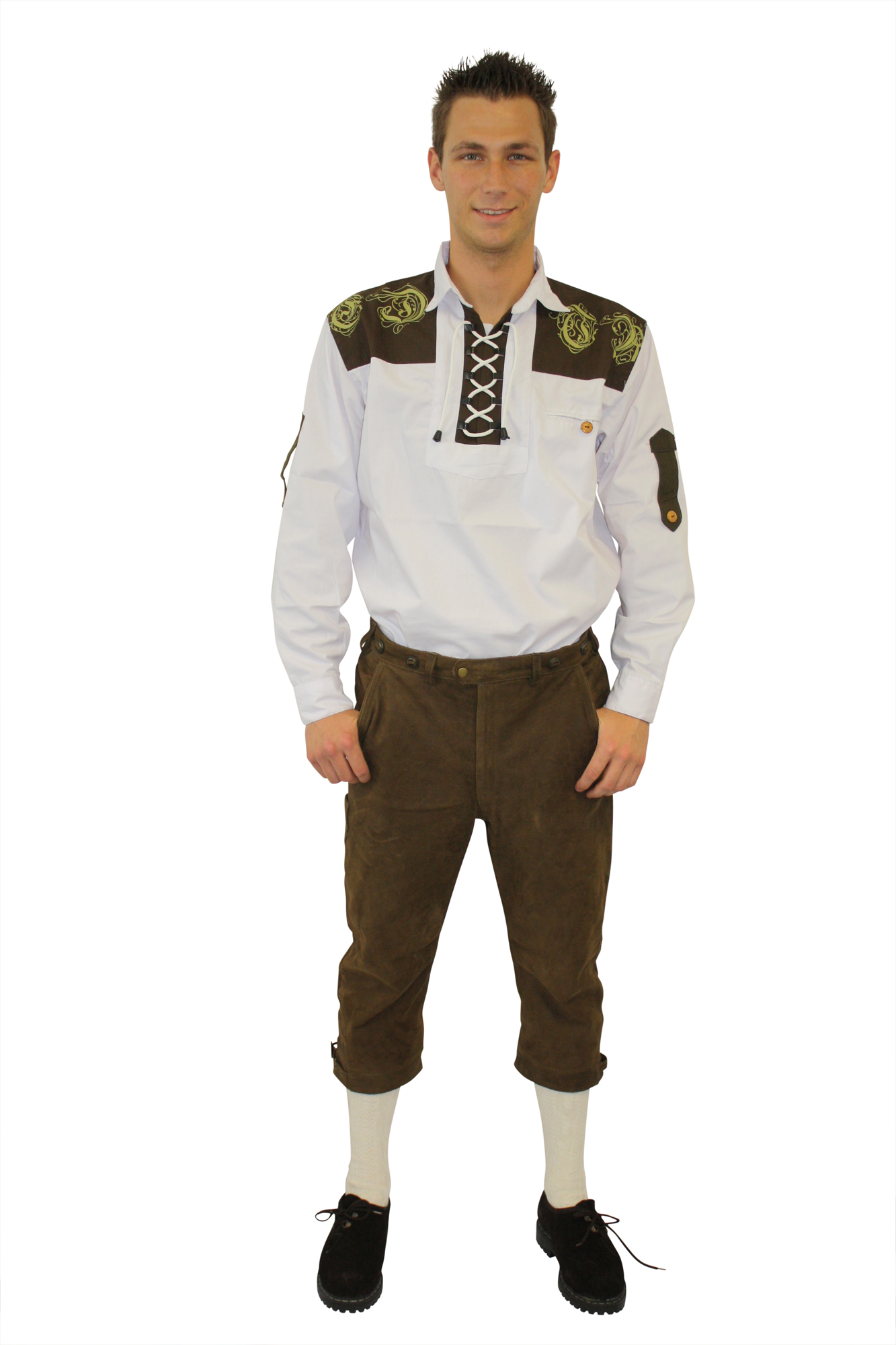 Jagdhose Kniebundhose mittelbraun