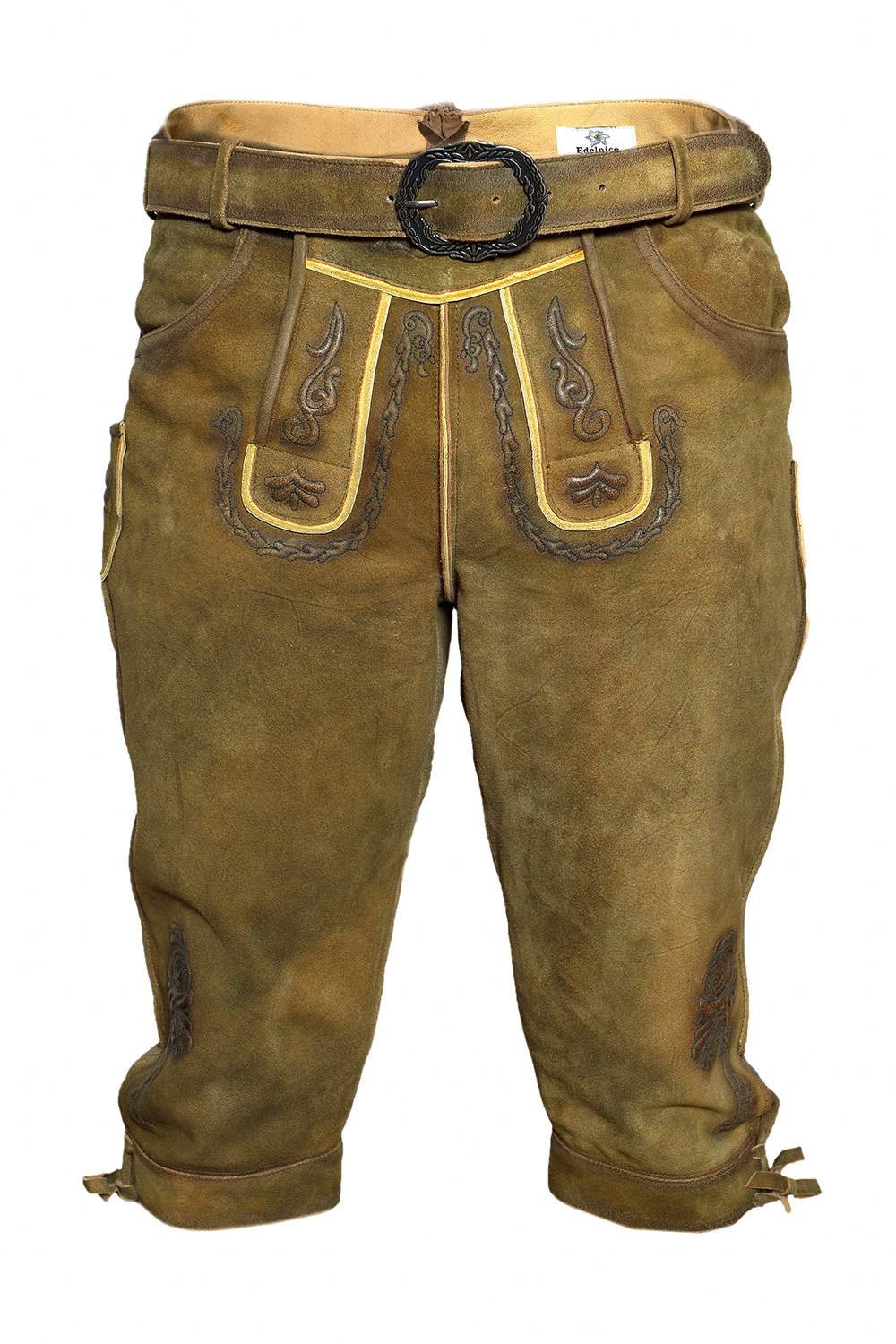 Kniebund Wildbock Lederhose Erwin Camel