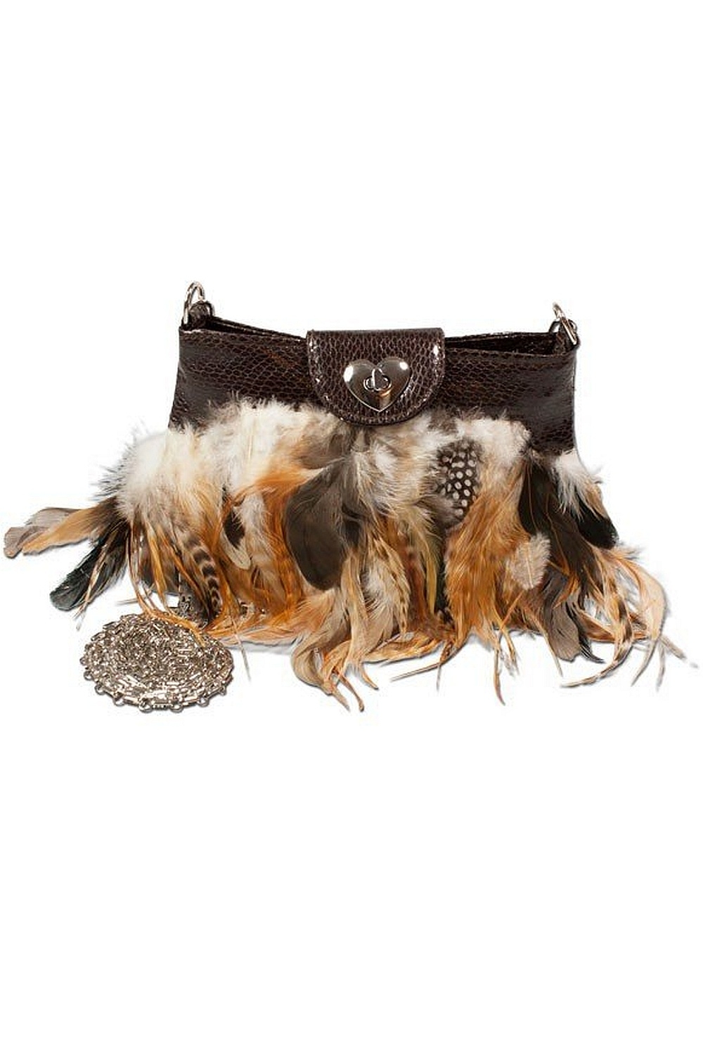 Clutch Federnrausch braun