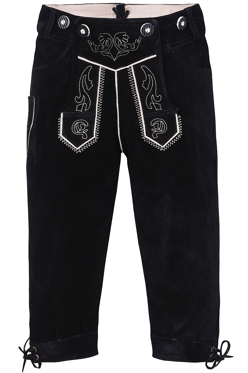 Kinder Trachtenlederhose schwarz