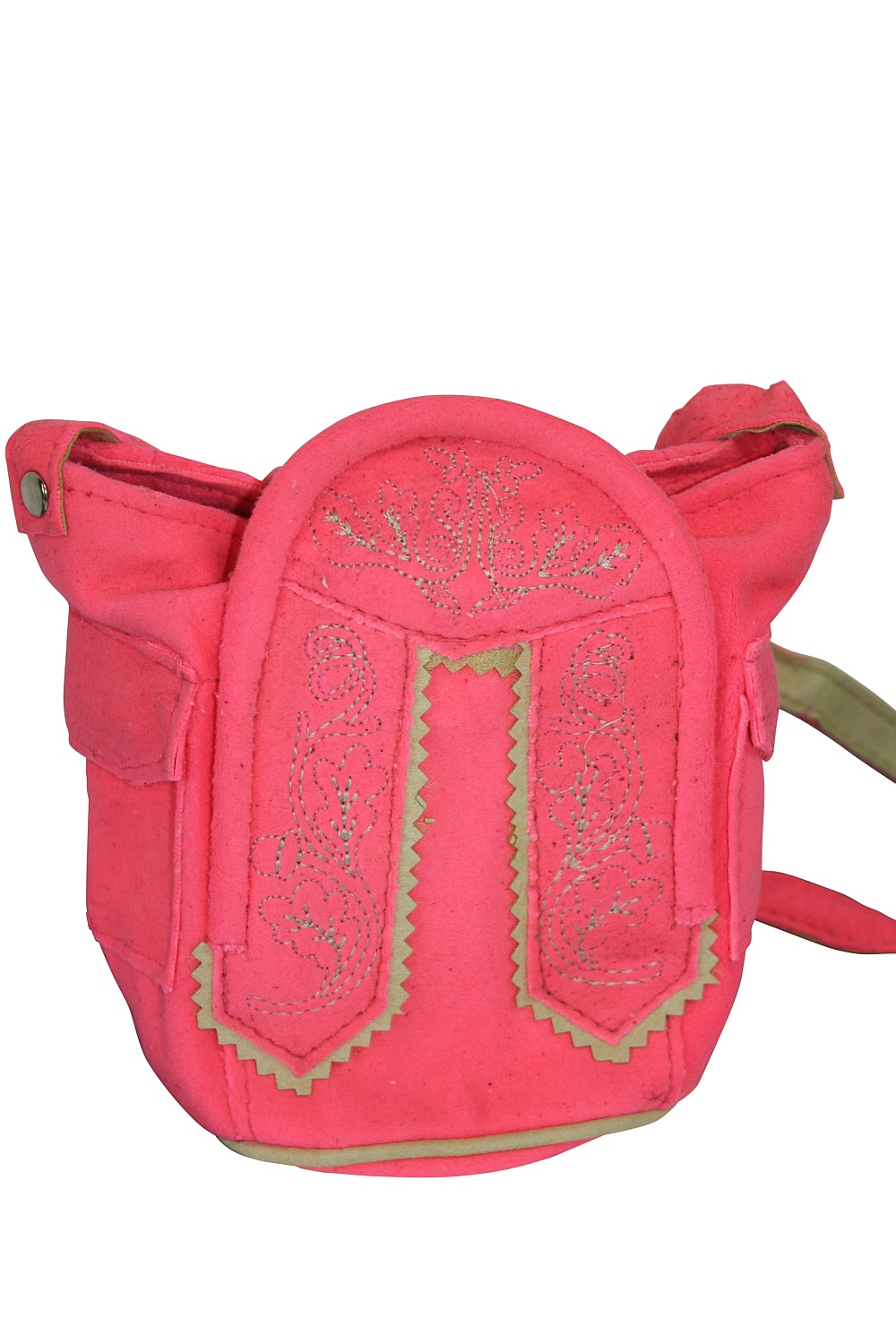 Mini Dirndltasche neon-pink