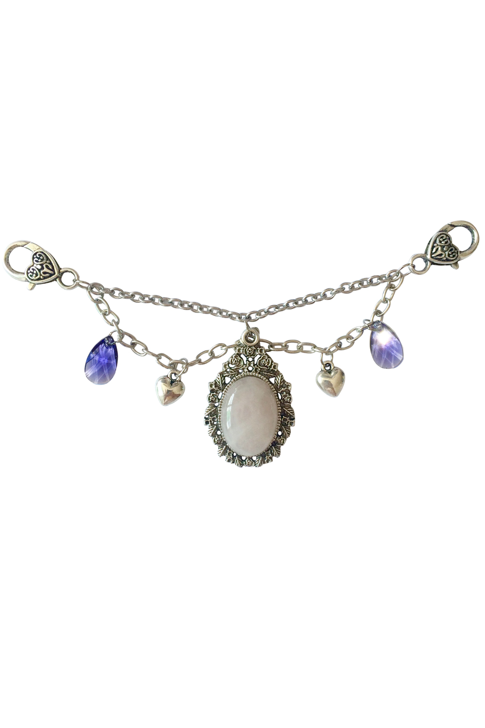 Made in Germany Charivari Rosen-Medaillon Swarovski