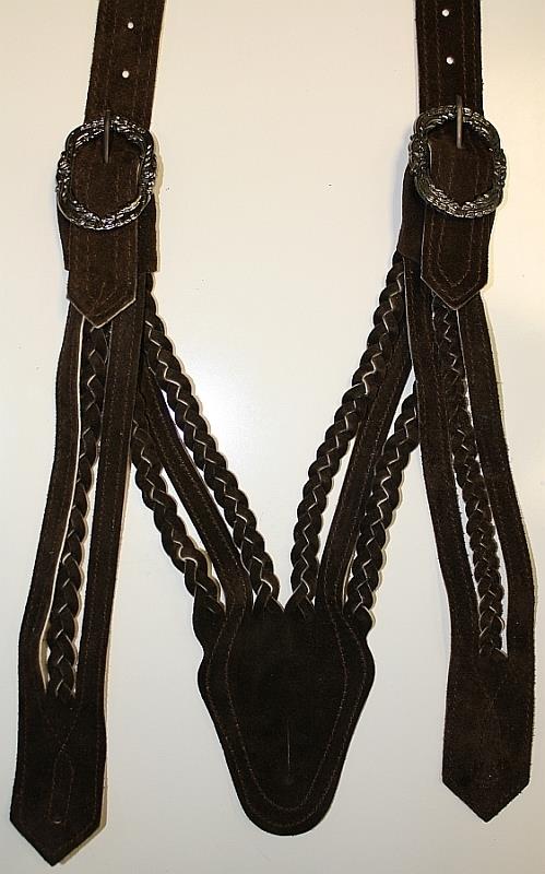 Norweger Hosenträger dunkelbraun