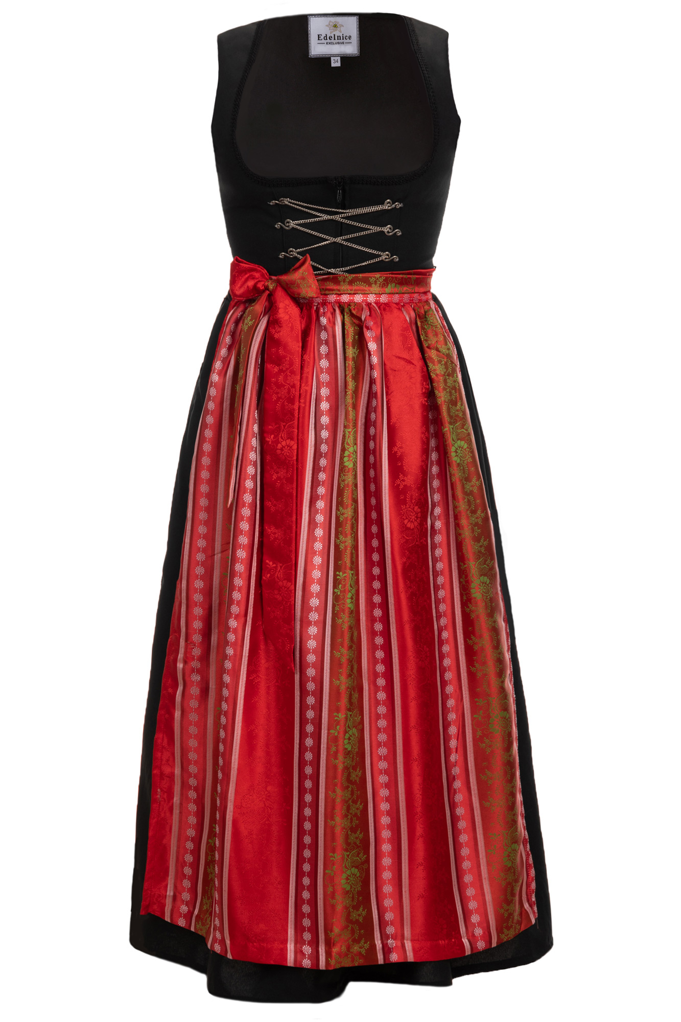 Langes Dirndl 2-teilig Sonja rot