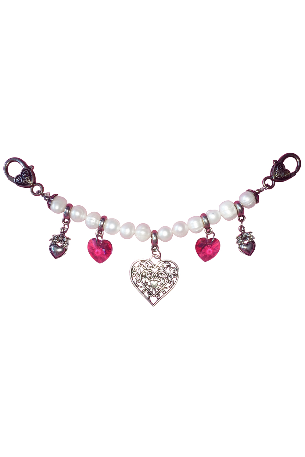 Made in Germany Perlen Charivari "Herzerl" pink