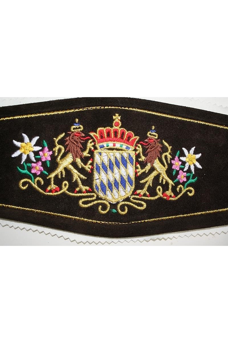 Bayern Hosenträger dunkelbraun