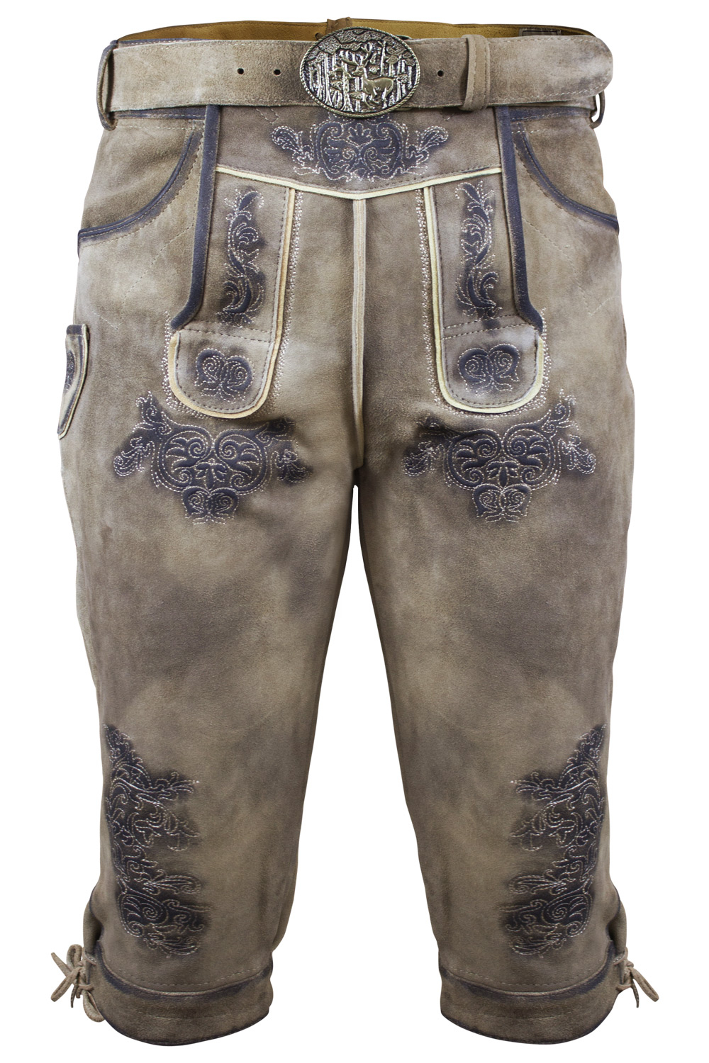 Kniebund Wildbock Lederhose Fred