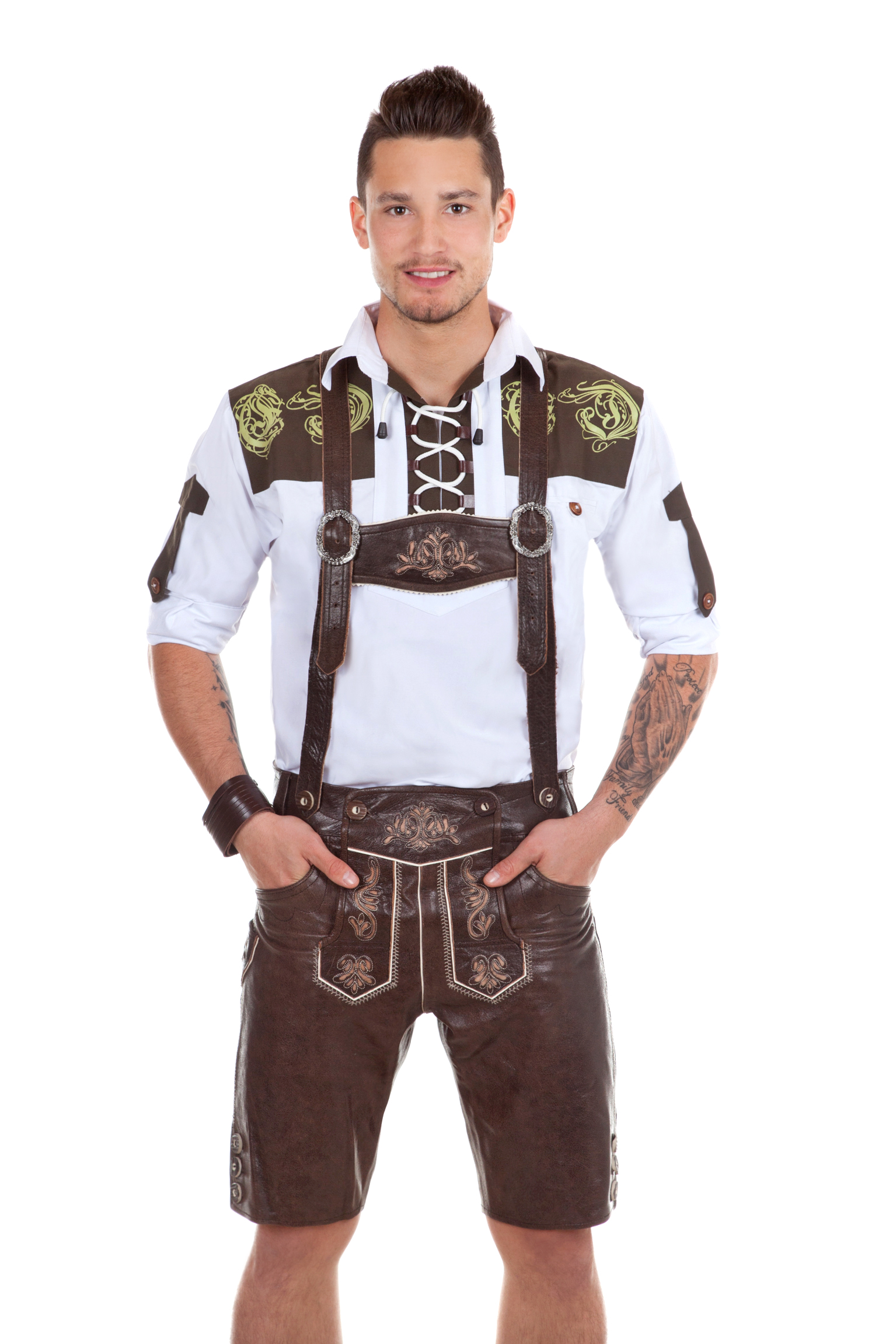 Kurze Trachtenlederhose Retro