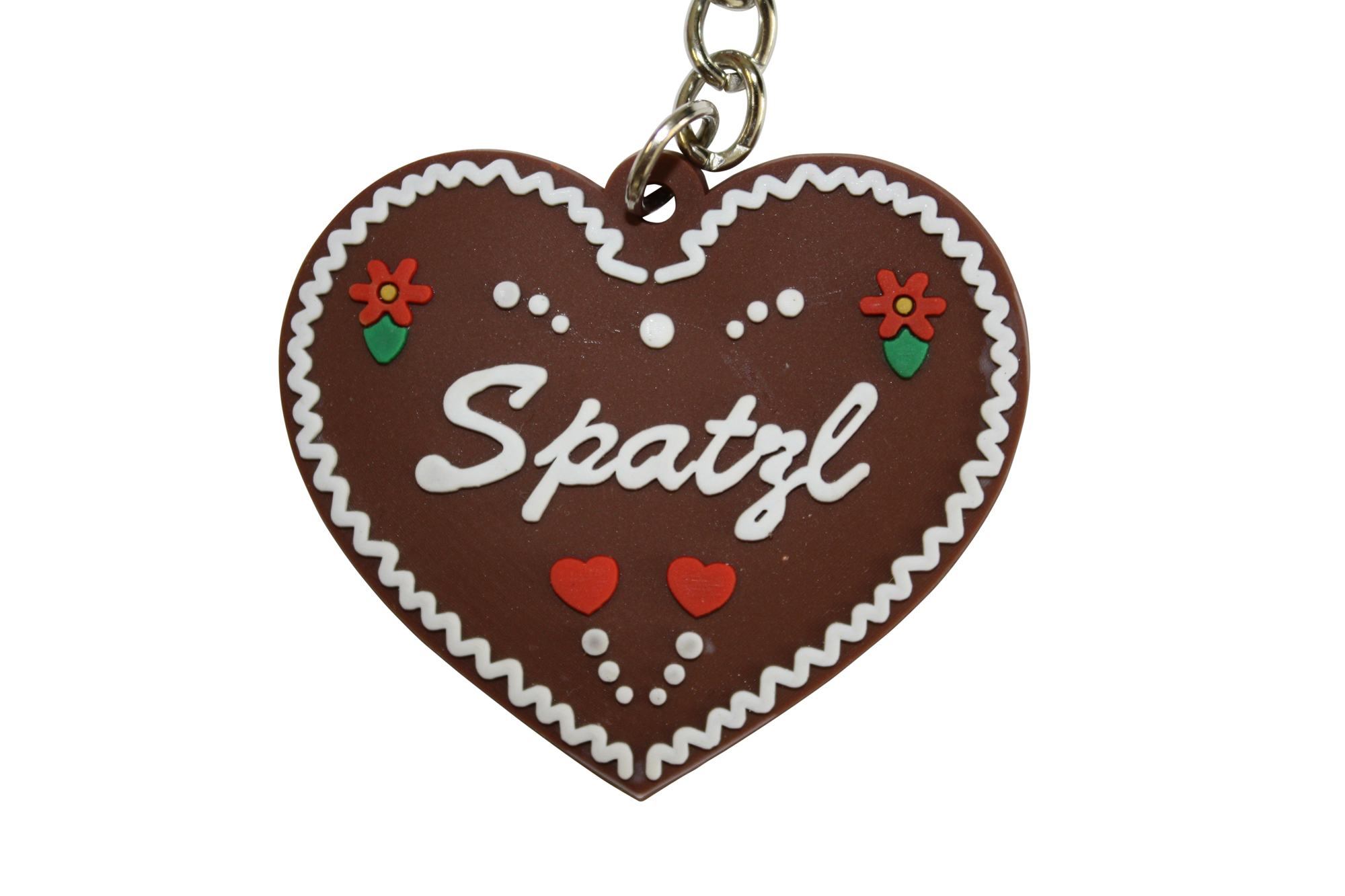 3D Schlüsselanhänger Lebkuchenherz Spatzl