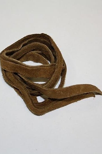 2x Lederschnüre für Trachten Lederhose mittelbraun