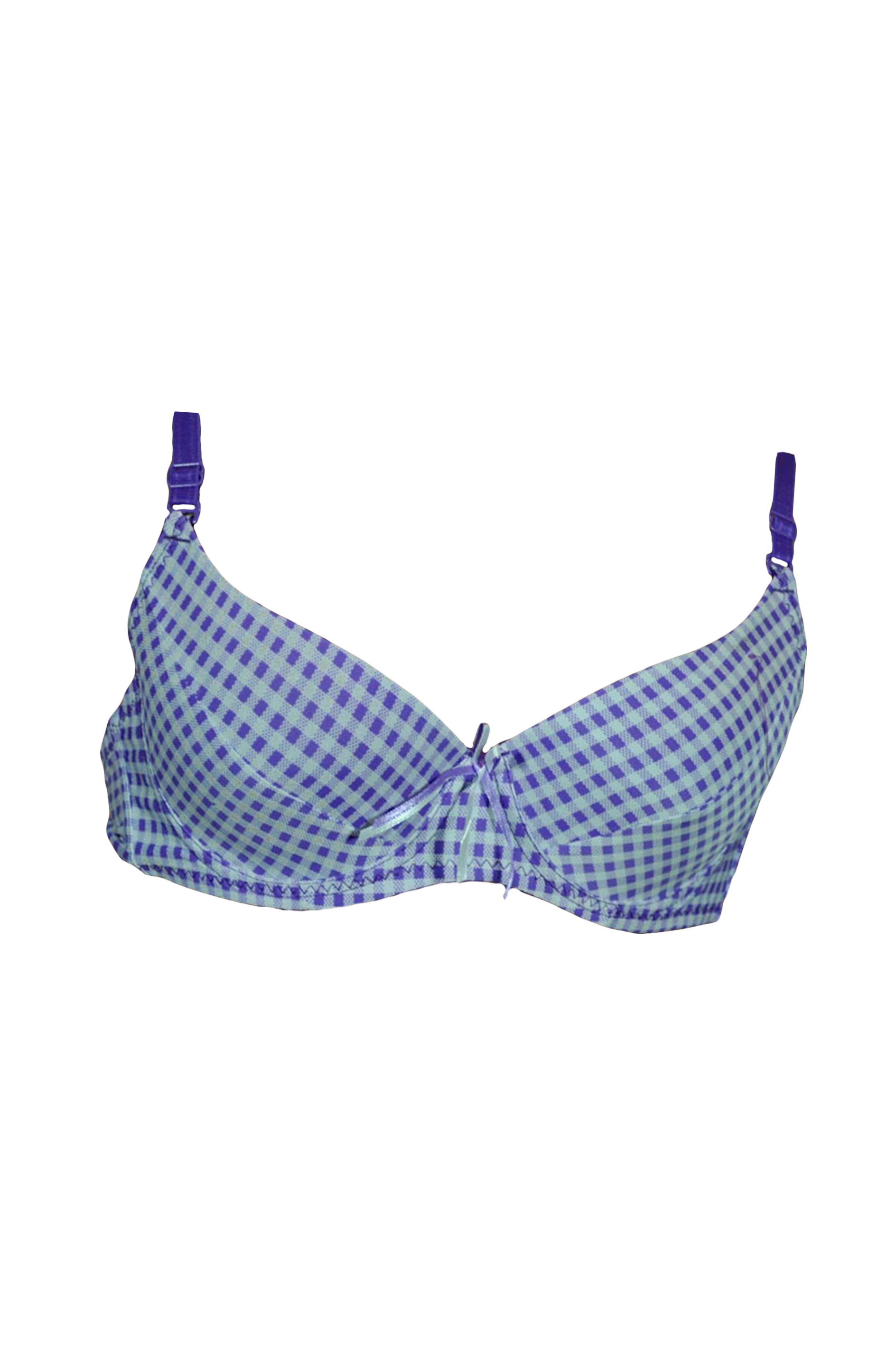 Trachten Push up BH kariert lila