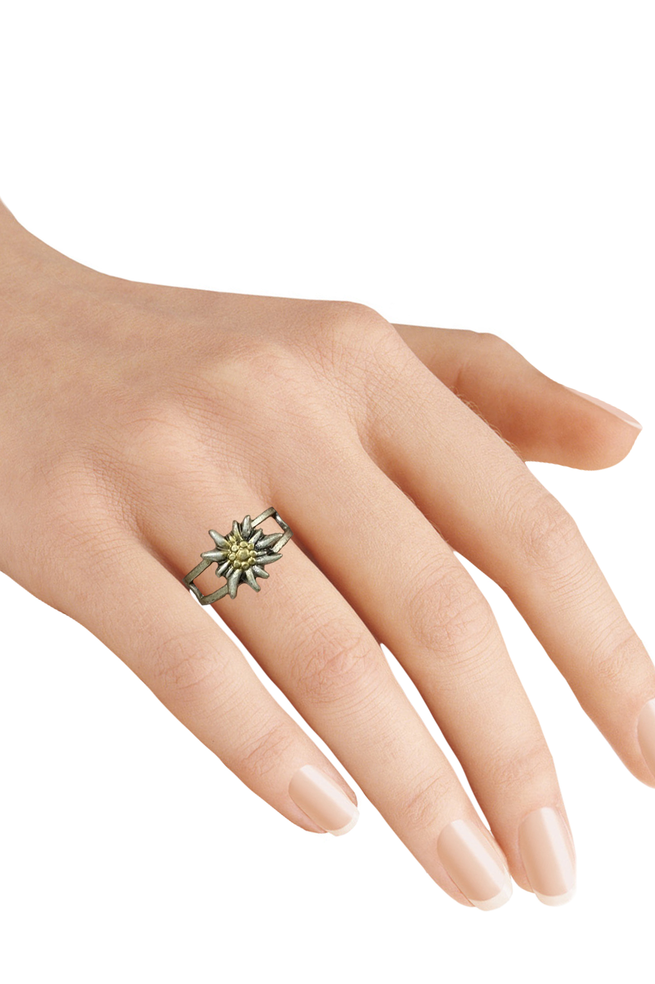 Trachten Ring Edelweiß klein